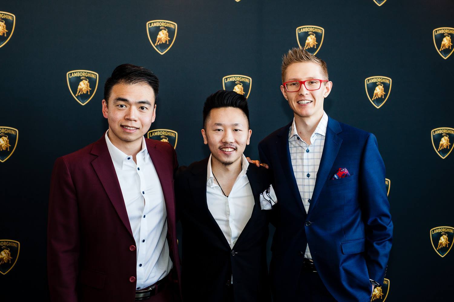 Chaky and Victor at Lamborghini event